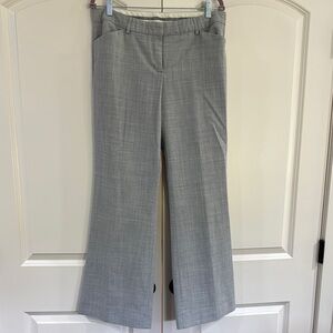 Express Gray Wide Leg Trousers with Polished Design